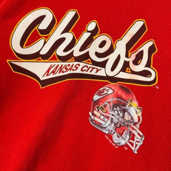 Vintage Kansas City Chiefs Salem‎ Sportswear Sweatshirt XXL - Picture 2 of 6
